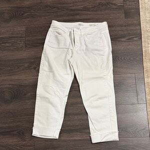 J. Jill White Ankle Cropped Pants